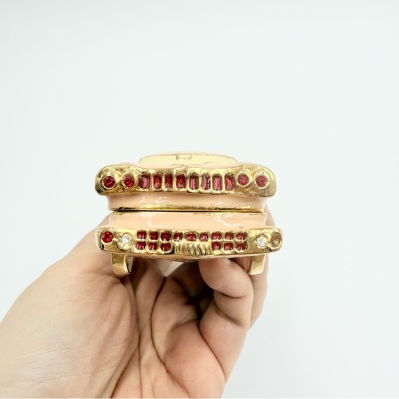 Vintage Limoges Style Trinket Box Car Pink Eldorado - Picture 5 of 10